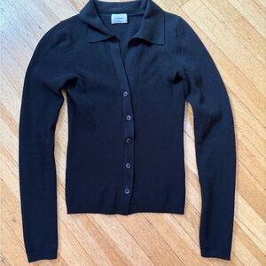Wilfred Classic Black Cardigan in size XS